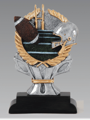 Chrome Finish Football Lombardi Inspired Award