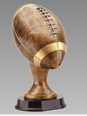 Lombardi Trophy Replica - Chrome Fantasy Football Award w/ Custom Text - Trophy Partner Custom Awards